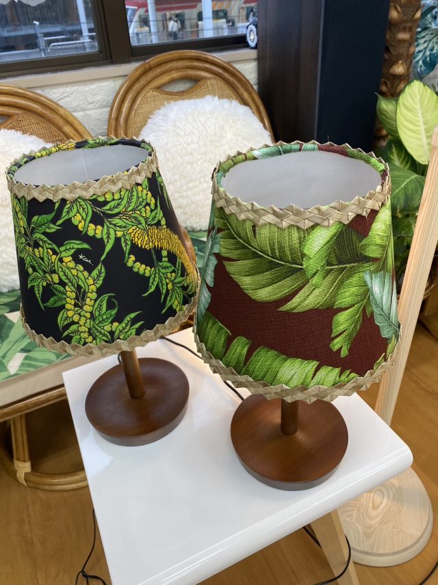 ナーレイレイコフラスタジオ ハワイアンランプシェードワークショップ