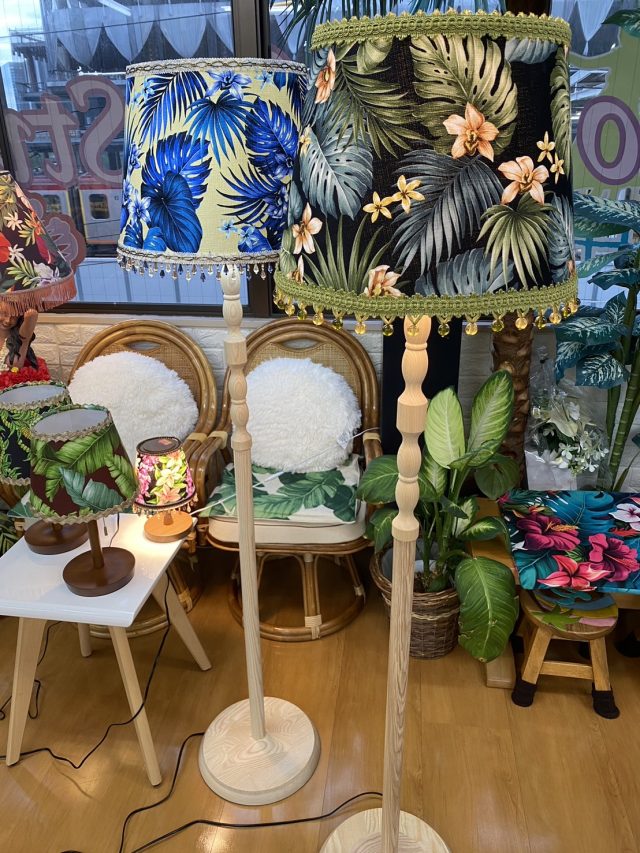 ナーレイレイコフラスタジオ ハワイアンランプシェードワークショップ