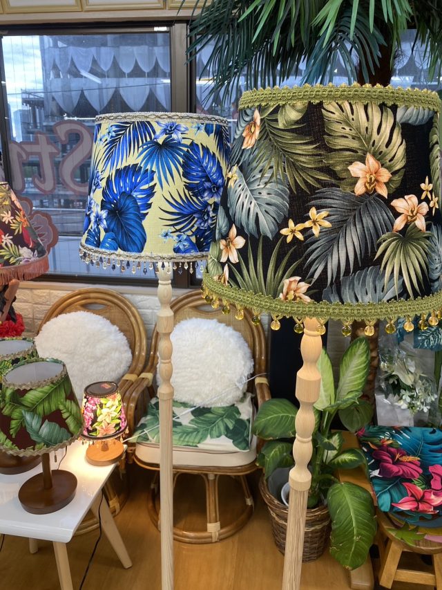 ナーレイレイコフラスタジオ　ハワイアンランプシェードワークショップ