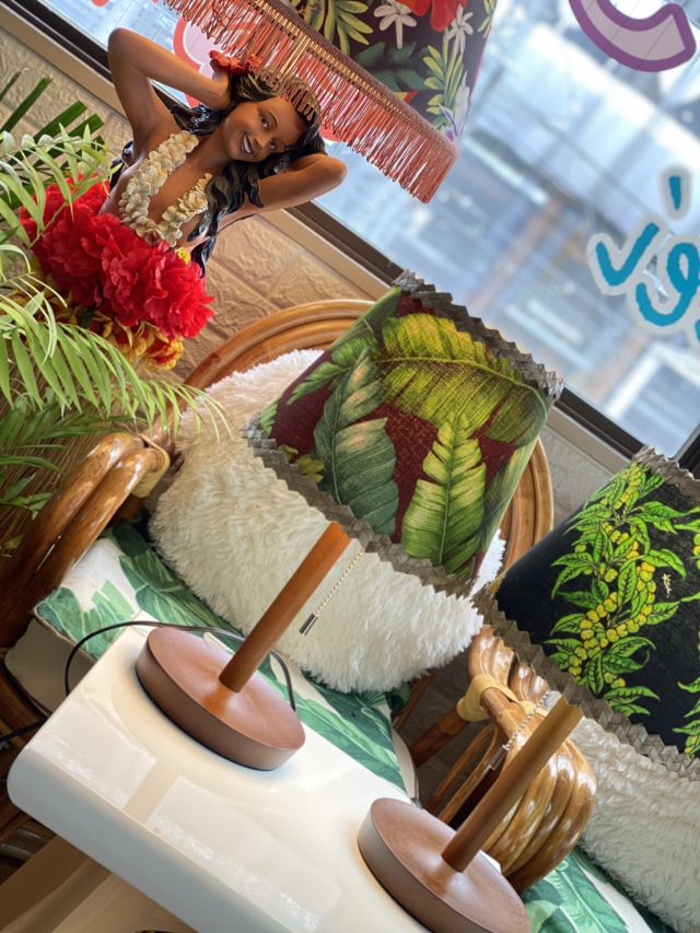 ナーレイレイコフラスタジオ　ハワイアンランプシェードワークショップ