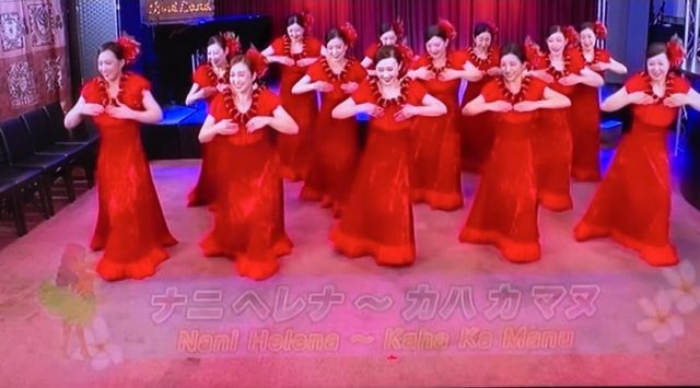 ナーレイレイコフラスタジオ、ハワイアンLive in BIRDLAND,MXテレビ放映