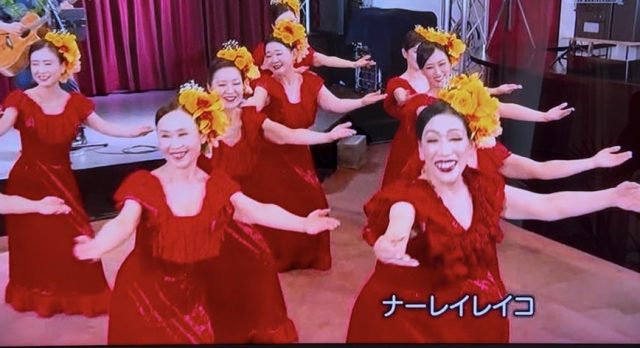 ナーレイレイコフラスタジオ、ハワイアンLive in BIRDLAND,MXテレビ放映